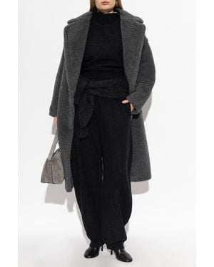 Max Mara Wool Coat 'Teddy' - Black