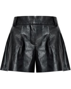IRO Leather Shorts 'Periz' - Black