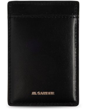 Jil Sander Magnetic Card Holder Case For Phone - Black