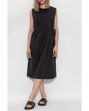 Moncler Dress With Logo - Black