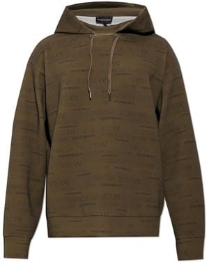 Emporio Armani Monogram Sweatshirt - Green