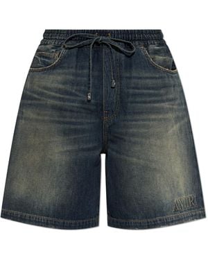 Amiri Denim Shorts - Blue