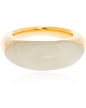 LIE STUDIO 'Beatrice' Ring With Semi-Precious Stone - Metallic