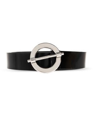 Samsøe & Samsøe Leather Belt - Black