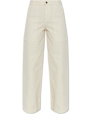 Moncler Wide-Leg Trousers - White