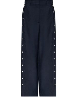 Stella McCartney Wide-Leg Trousers - Blue