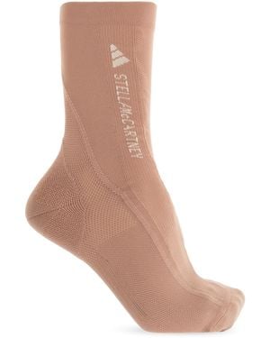 adidas By Stella McCartney Socks With Logo - Brown