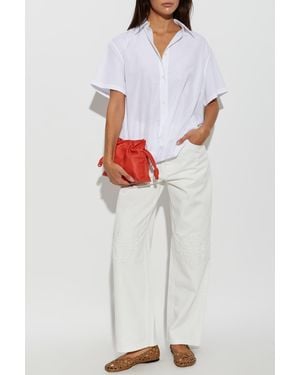 Loewe Jeans With Embroidered Logo