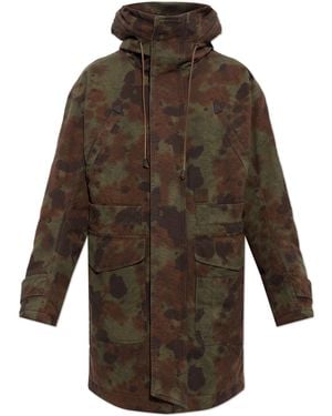 DSquared² Insulated Jacket With Hood - Brown