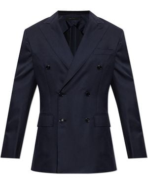 Brioni Cashmere Blazer - Blue