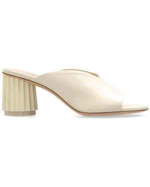Agl Attilio Giusti Leombruni Heeled Mules Dorica - Natural