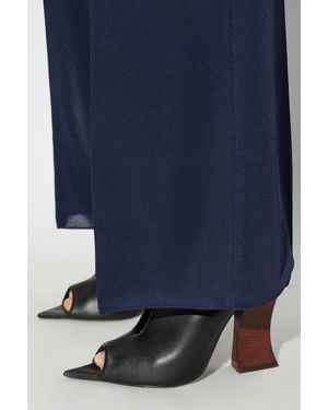 Lanvin Leather Heeled Sandals - Blue