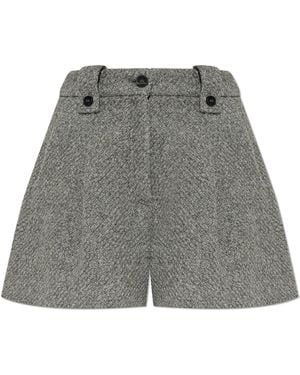 Golden Goose Wool Shorts - Grey