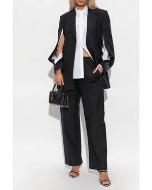 Alexander Wang Cotton Shirt With Pocket - Black