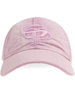 DIESEL Cap With Visor 'C-Nyloff' - Pink