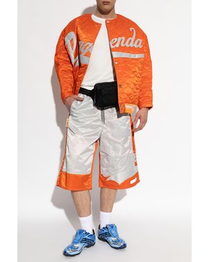 PDF Shorts With Logo - Orange