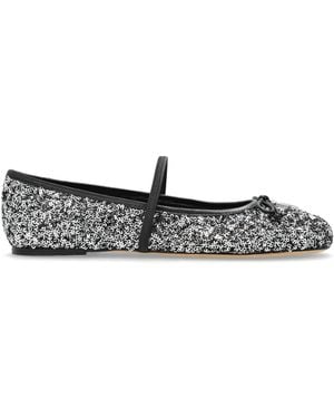 Marc Jacobs Sequin Ballerinas 'The Sabrina' - White
