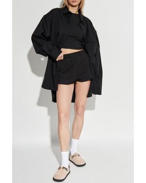 Entire studios T-Shirt Micro Waffle - Black