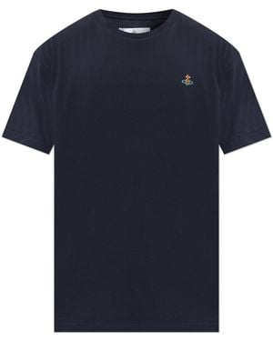 Vivienne Westwood T-Shirt With Logo - Blue