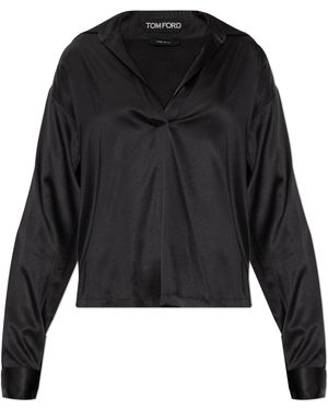 Tom Ford Silk Shirt - Black