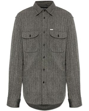 DSquared² Shirt With Pockets - Grey