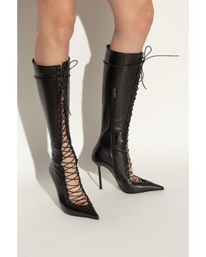 ロングブーツ LE SILLA Black leather Colette boots (4251B100MBPPNEM 377) COLETTE BOOT 120 mm NERO/NERO | Le Silla