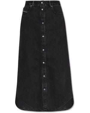 DIESEL Denim Skirt 'De-Ard-Long' - Black