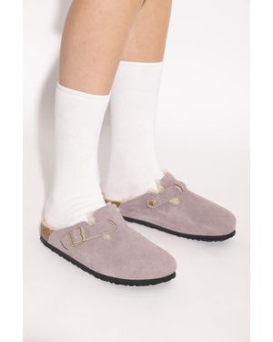 Birkenstock Boston Ii Vl/Shearling Mules - Pink
