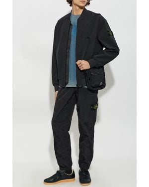 Stone Island Waterproof Bomber Jacket - Blue
