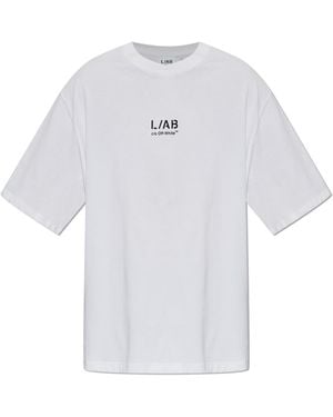 LAB C.O. OFF WHITE Printed T-Shirt - White