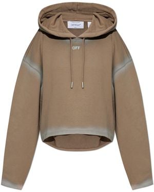 Off-White c/o Virgil Abloh Wide-Leg Joggers - Natural