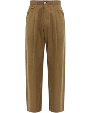 Paul Smith Pleated Trousers - Natural