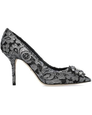 Dolce & Gabbana High-Heeled Shoes 'Belluccii' - Metallic