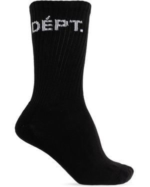 GALLERY DEPT. Socks With Logo - Black