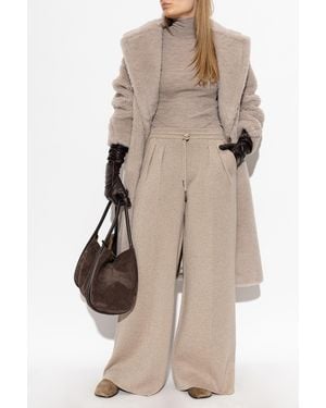 Max Mara 'Tedgirl' Fur Coat - Natural