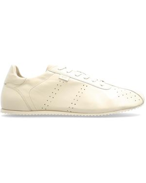 Ami Paris Leather Sports Shoes - Natural