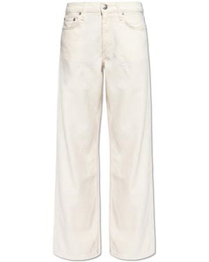 Rag & Bone Straight-Leg Jeans - White