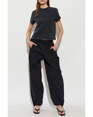 Alexander Wang T-Shirt With Logo - Black