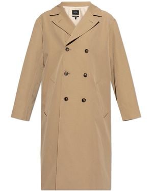 A.P.C. Double-Breasted Coat - Natural