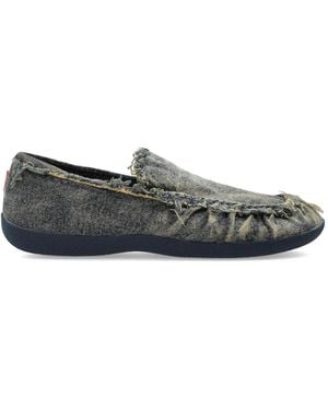 DIESEL 'D-Shock' Loafers - Grey