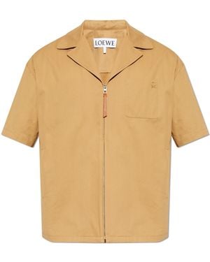 Loewe Shirt With Pocket - Natural