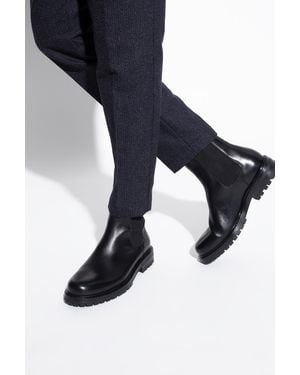 Samsøe & Samsøe 'Firo' Leather Chelsea Boots - Blue