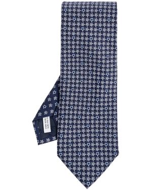 Ferragamo Silk Tie - Blue