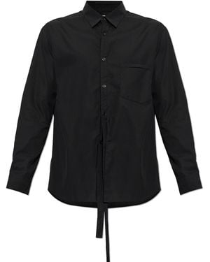 Post Archive Faction PAF Back-Slit Shirt - Black