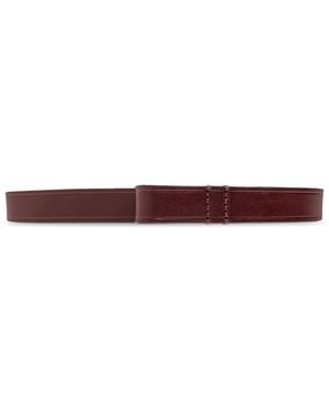 Isabel Marant Leather Belt "Kirka" - Purple