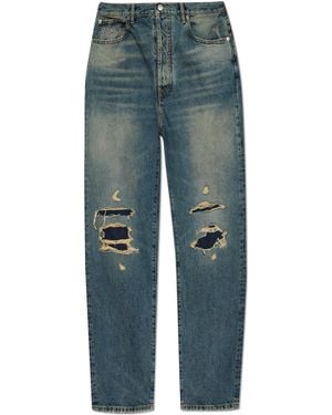 Maison Margiela Jeans With Vintage Effect - Green