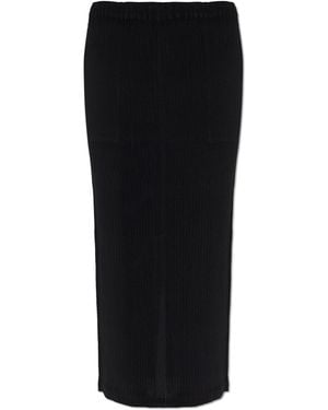 Issey Miyake Pleated Skirt - Black