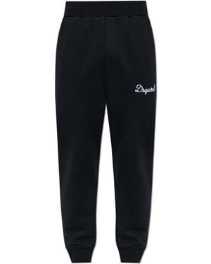 DSquared² Joggers With Logo - Black