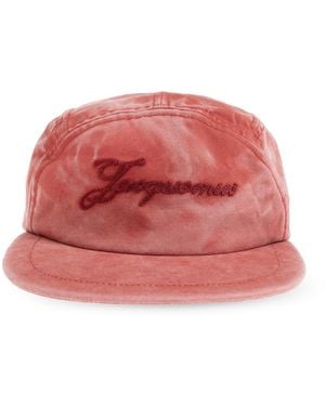 Jacquemus 'Gardian' Baseball Cap - Red