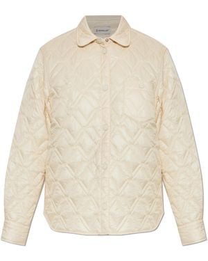 Moncler Quilted Shirt - Natural
